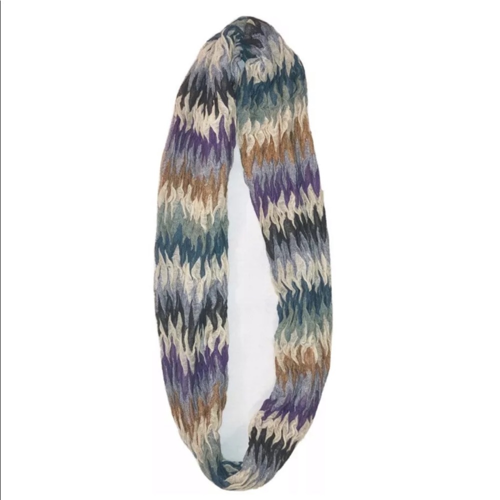 NWT Striped Infinity Scarf -